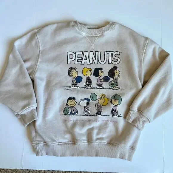 Zara Peanuts Sweatshirt 9-10 - Picture 2 of 7